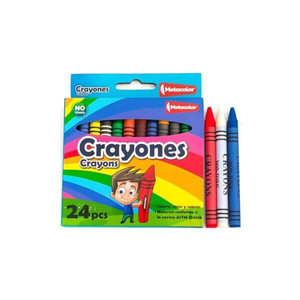 CRAYONES METACOLOR PEQUEÑAS  6/1 - 8/1 - 12/1 - 24/1