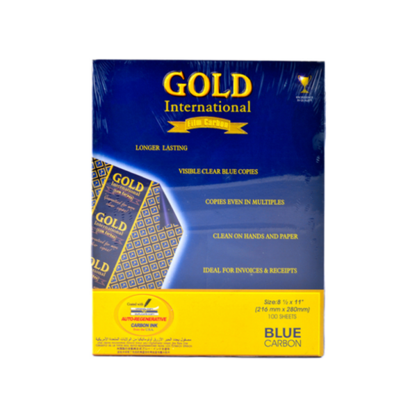 PAPEL CARBON GOLD 8.5X11