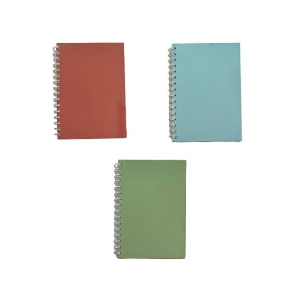 CUADERNO 6X8.5” TAPA DURA (COLORES REF: A5-16AB)