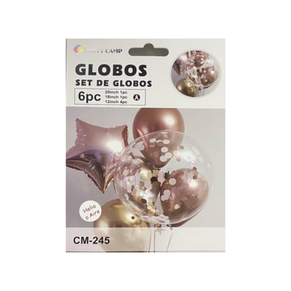 GLOBOS SET 6PZ. CM-245