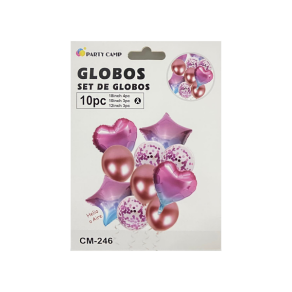 GLOBOS SET 10PZ. CM-246