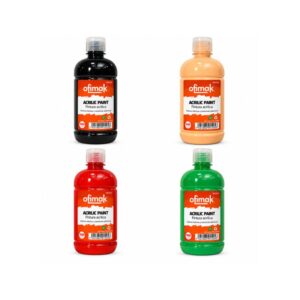 ACRÍLICA OFIMAK 500ML ROJA- VERDE- NEGRA- PIEL
